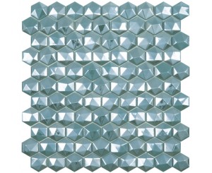 VIDREPUR GRESITE 370 / D DIAMOND TURQUESA HEX 35x35  