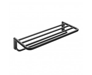 BLACK & WHITE BLACK MATE TOWEL RACK  