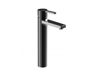 MONOMANDO NAIA LAVABO CAÑO ALTO NEGRO TITANIO  