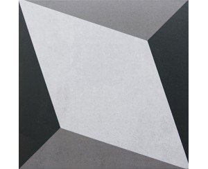 GEOMETRIC DEC. 3 GRAY 20x20