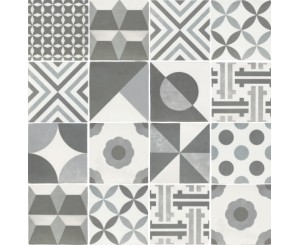 NEW POP PATCHWORK GRAY 15x15