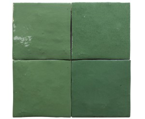 ZELIJ GREEN BOTTLE 10x10
