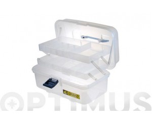 TRANSPARENT PLASTIC MULTI-USE BOX 170x335x205mm  