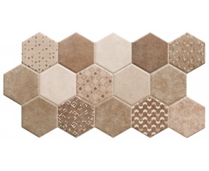 HABITAT HEX SAND 26.5x51  