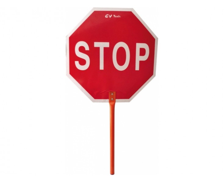 STOP-STEP TWO-SIDED MANGO SIGN