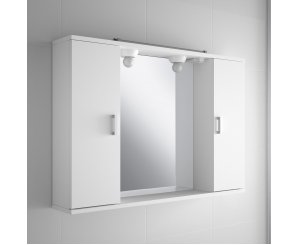 MIRROR CABINET VOLGA 900 2 WHITE OFFER