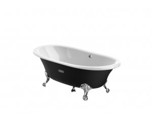 BATHTUB FUNDICION NEWCAST 170x85 WHITE / EXT. BLACK  