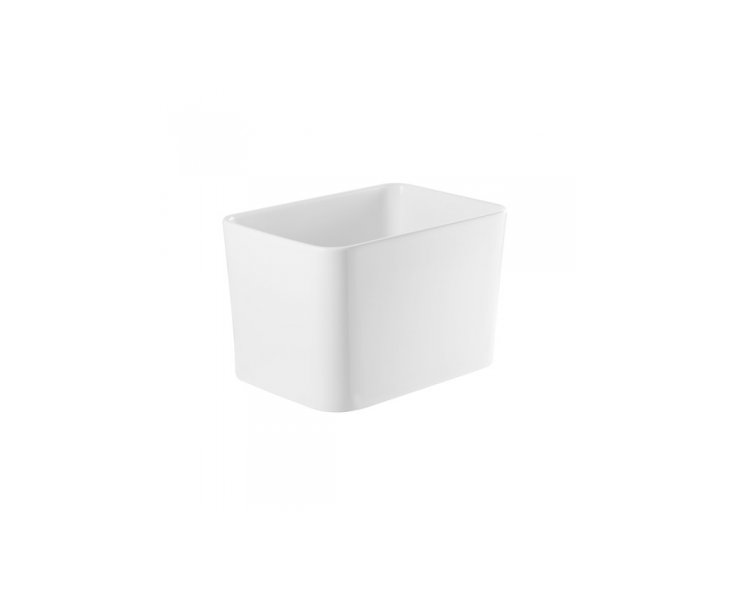 CERAMIC TRIBO SINK S / VALVE 60x42 1C WHITE  