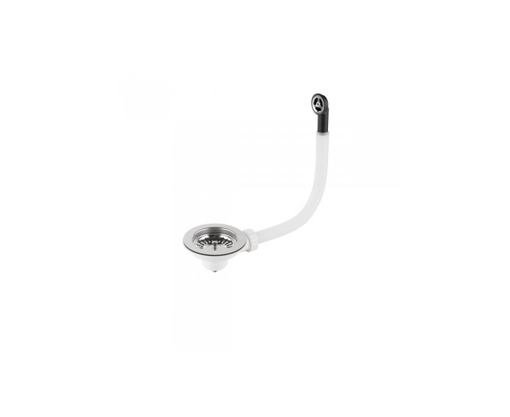 CERAMIC VALET SINK W/VALVE 45 1C WHITE CIRCULAR