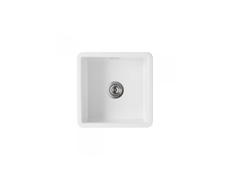 CERAMIC VALET SINK w/VALVE 46x46 1C WHITE