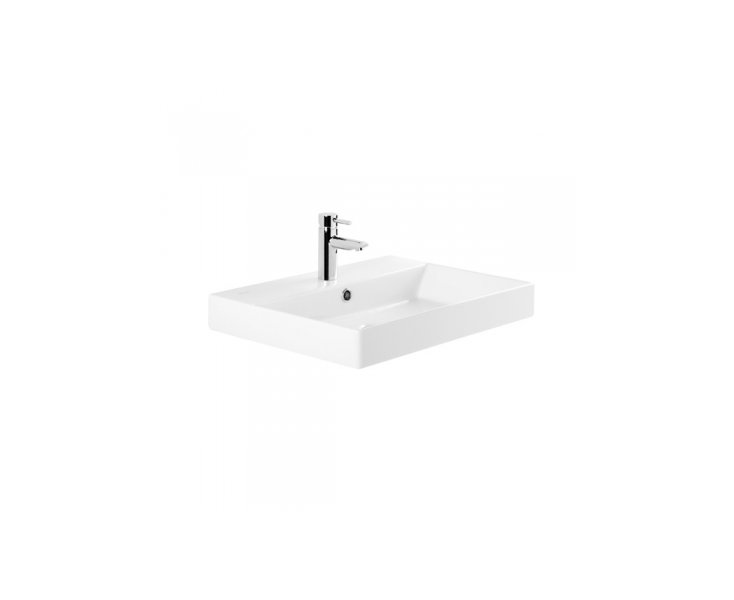 LAVABO NOVELDA PLUS S / WORKTOP-MURAL 50x45 C / WHITE HOLE