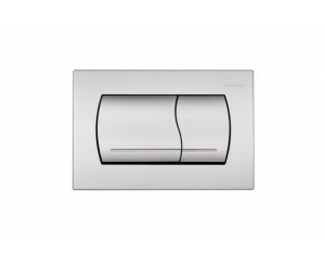 EASY PLATE DOUBLE RECESSED CHROME-PLATED PUSHBUTTON