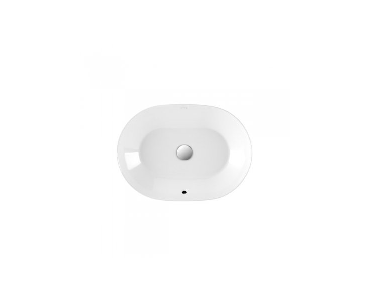 LAVABO SANLIFE OVAL 60x42 S / WHITE HOLE