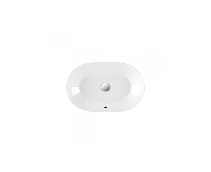 LAVABO SANLIFE OVAL 60x38 S / WHITE HOLE