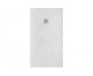 MARINE RESIN SHOWER TRAY 150x80x2.7 WHITE SLATE  