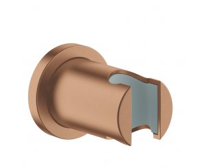 FIXED MURAL SHOWER SUPPORT C / FLORON COPPER BRUSHED  