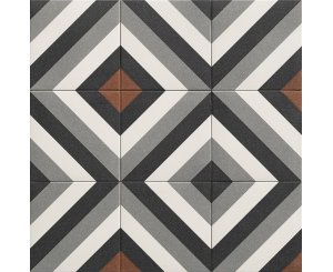 DUBLIN BLACK DECORADO C2 20x20