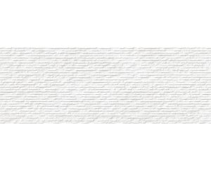 GRUNGE STRIPES WHITE RECT. 32x90