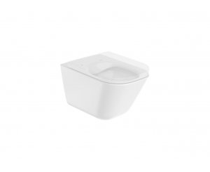 THE GAP SQUARE SUSPENDED RIMLESS WHITE CUP