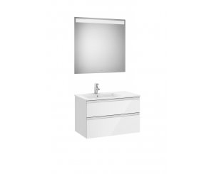 THE GAP FURNITURE PACK 80x46 2 DRAWERS WASHBASIN LEFT. MIRROR BL.  