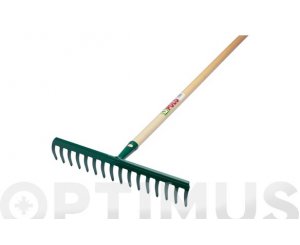 RAKE 16 CURVED TEETH 8x40 WITH WOODEN HANDLE OFFER  