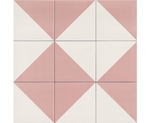 FIRED MIDDLE PINK C2 20x20  