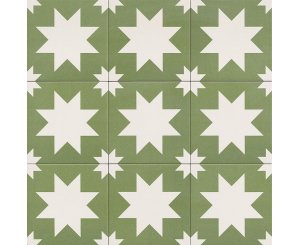 FIRED STAR GREEN C2 20x20