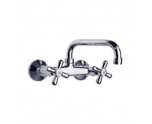 BIMANDO GAUDI WALL SINK SWIVEL SPOUT CHROME  