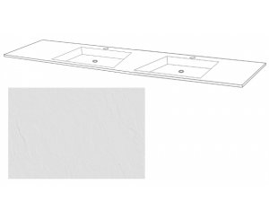 INTEGRA-2 TOP 120 S / F SLATE WHITE 120.3x46.5x1.3  