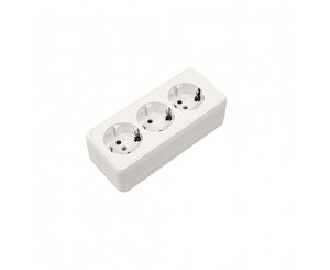 BASE 3 SOCKETS HEPOLUZ T / T 16A SERIES 65  