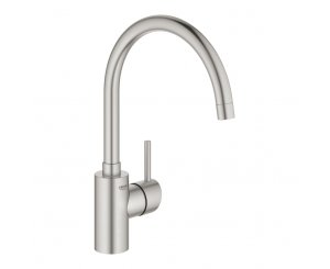 SINGLE LEVER CONCETTO SINK C. ALTO SUPERSTEEL