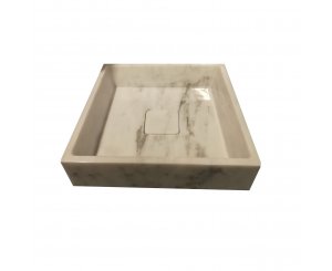 WASHBASIN MOD.410 WHITE CARRARA