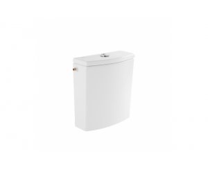 TANK W / LID SANIBOLD DOUBLE PUSH BUTTON A / S WHITE