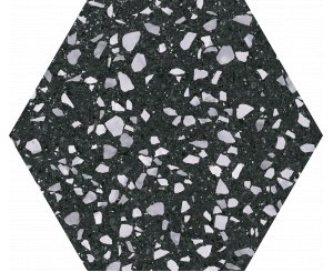 VENICE BLACK HEX25 22x25