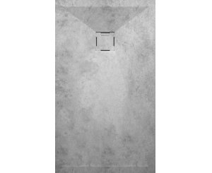 SHOWER TRAY STONE 3D 80x80 SMOOTH MICROCEMENT