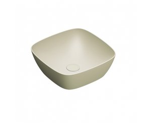 LAVABO GREEN LUX 40 40x40 SOBRE TAULELL GRIS SATINADO