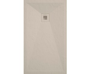 SHOWER TRAY STONE PLUS 120x70 CREAM SLATE