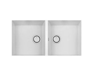 QUADRA BE DOUBLE SINK 860x435 WHITE MILK