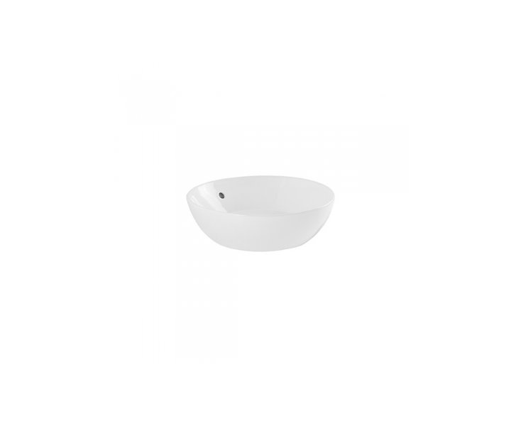 SANLIFE WASHBASIN S / 42Ø WORKTOP S / WHITE HOLE