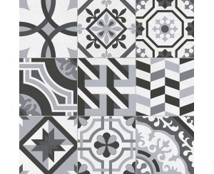 DOMUS 59 DARK DECOR RECT. 59.4x59.4