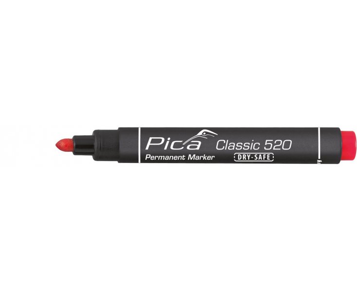 PERMANENT MARKER TYPE BULLET PICA CLASSIC RED