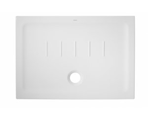 SHOWER TRAY PORCELAIN WATERLINE EXTRA-FLAT 90x70x4.5 WHITE