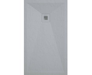 SHOWER TRAY STONE PLUS 140x80 GRAY 7035 SLATE