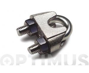 CABLE CLIP DIN 741 GALVANIZED 2UD Ø 8 M 6 OFFER