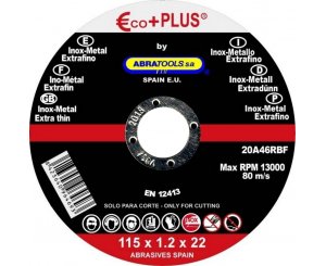 DISCO ABRATOOLS ECO + PLUS STEEL 115 20A46RBF