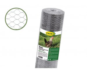 GALVANIZED HEXAGONAL MESH SQUARE 19mm 1.00x05mts