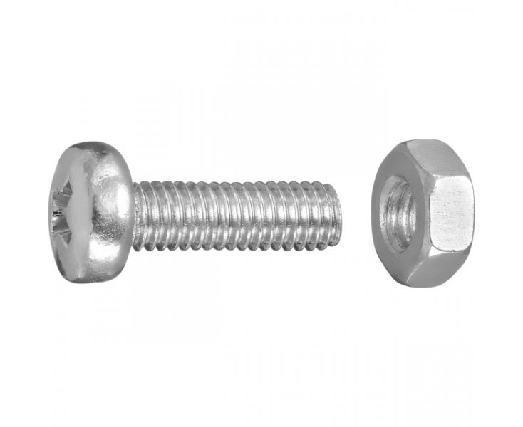 SLOTTED CYLINDRICAL HEAD NUTS 3x10 BLISTER 30UD