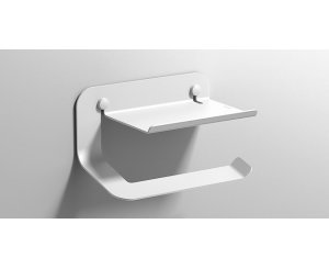 QUICK ROLL HOLDER SHELF WHITE