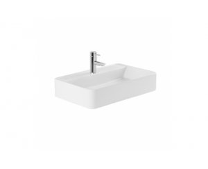 SANLIFE WALL BASIN 60x40 W / WHITE HOLE