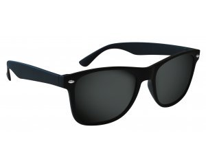 WAVE BLACK LENS SUNGLASSES